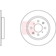 Apec 2 x Solid Rear Brake Discs DSK2767
