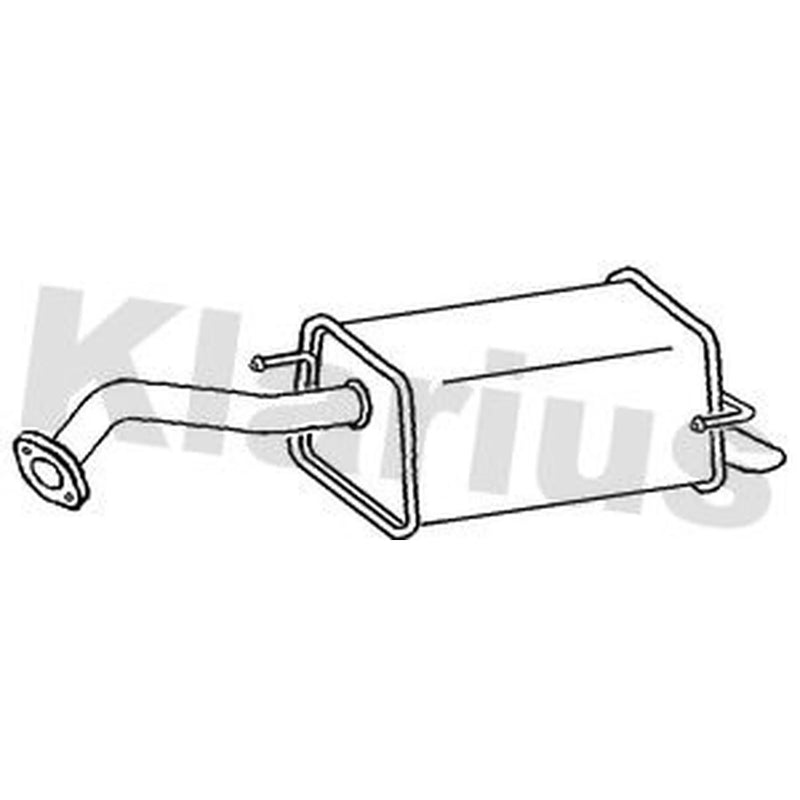 Klarius Box With Tail Pipe Rear DN541L