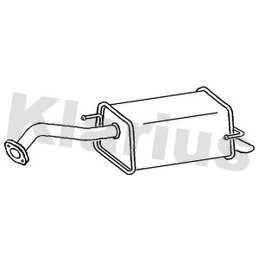 Klarius Box With Tail Pipe Rear DN541L
