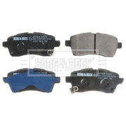 Borg & Beck 4 x Front Brake Pad Set BBP2809