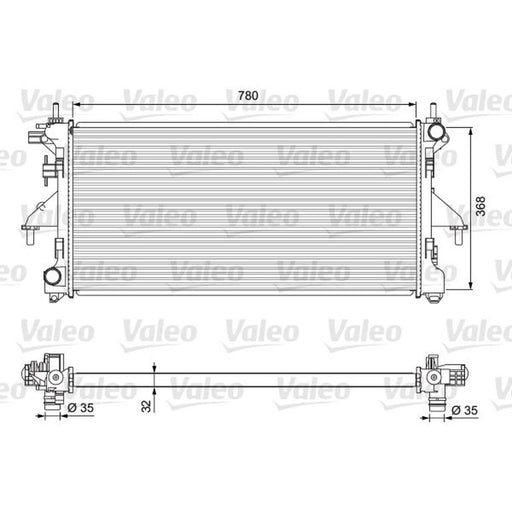 Valeo Engine Radiator 701727