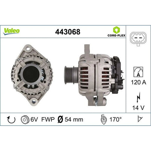 Valeo Car Alternator 12V 443068