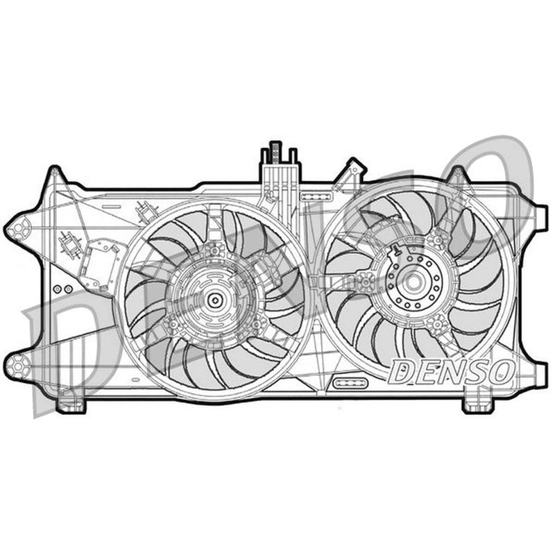 Denso Engine Cooling Fan DER09025