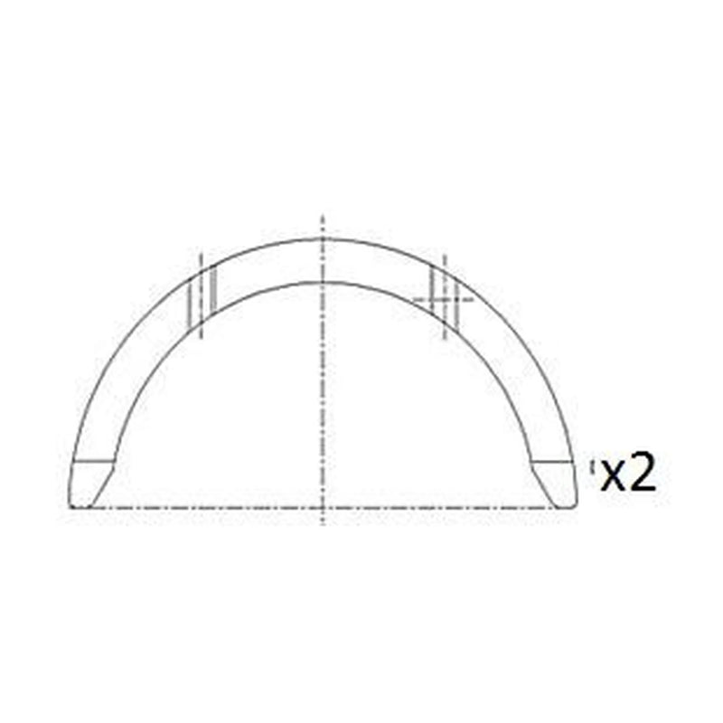 FAI Thrust Washer Set 89.8mm BT3001-STD