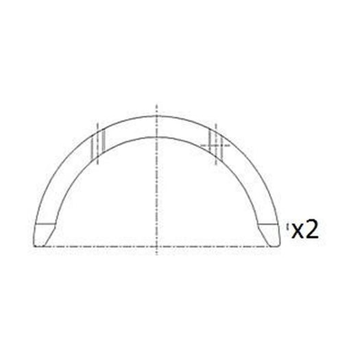 FAI Thrust Washer Set 89.8mm BT3001-STD