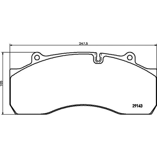 DON Brake Pad Set CVP089K