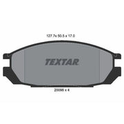 Textar Rear Brake Pad Set 2009801