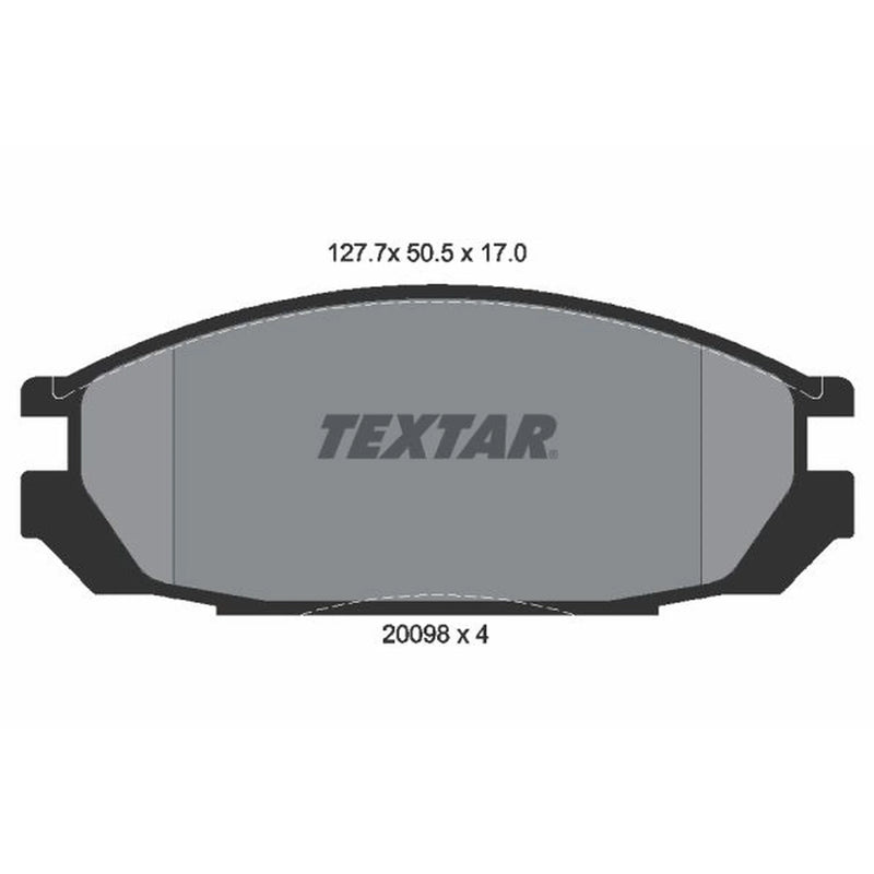 Textar Rear Brake Pad Set 2009801