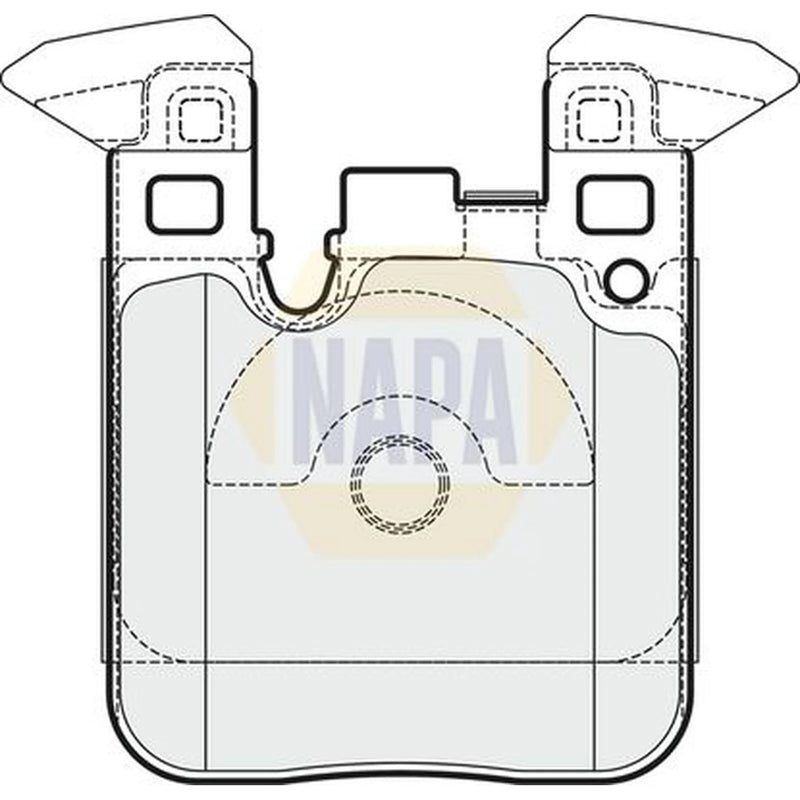 NAPA Rear Brake Pad Set NBP1613