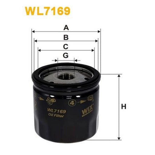 WIX Engine Oil Filter WL7169