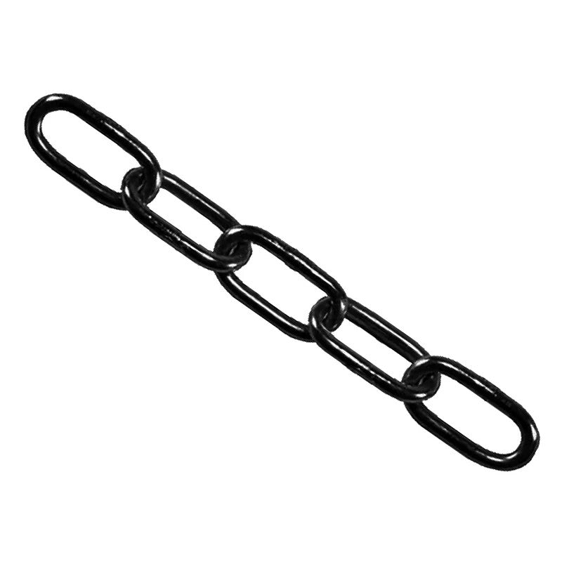 Faithfull Black Japanned Chain 4mm x 30m Reel - Max. Load 120kg - FAICHBL430