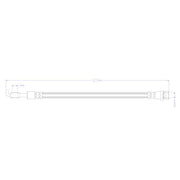 Juratek Brake Hydraulic Hose Line Rear JBH1435