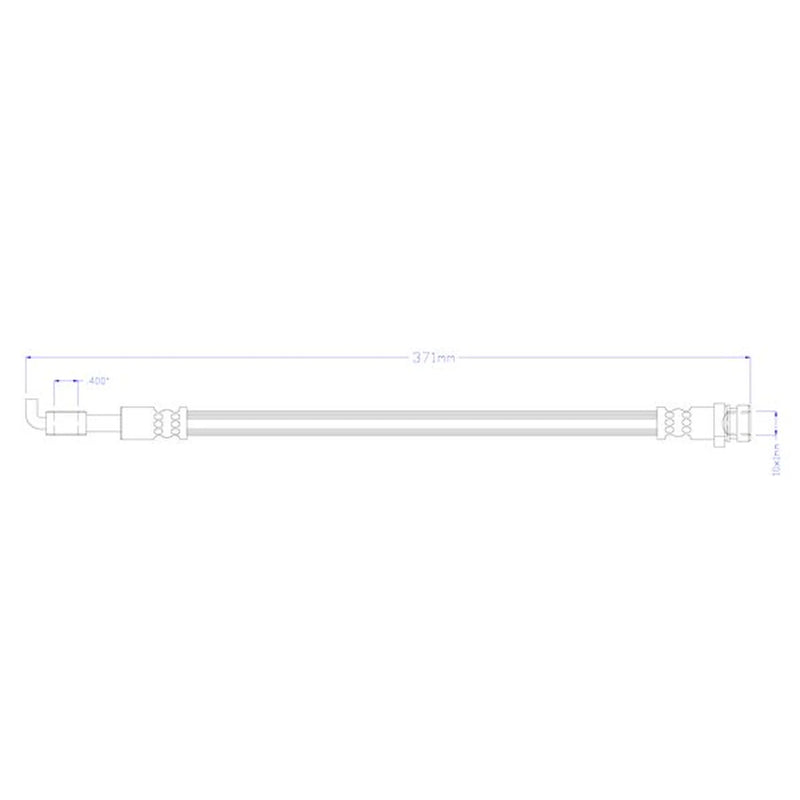 Juratek Brake Hydraulic Hose Line Rear JBH1435