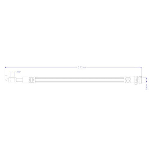 Juratek Brake Hydraulic Hose Line Rear JBH1435