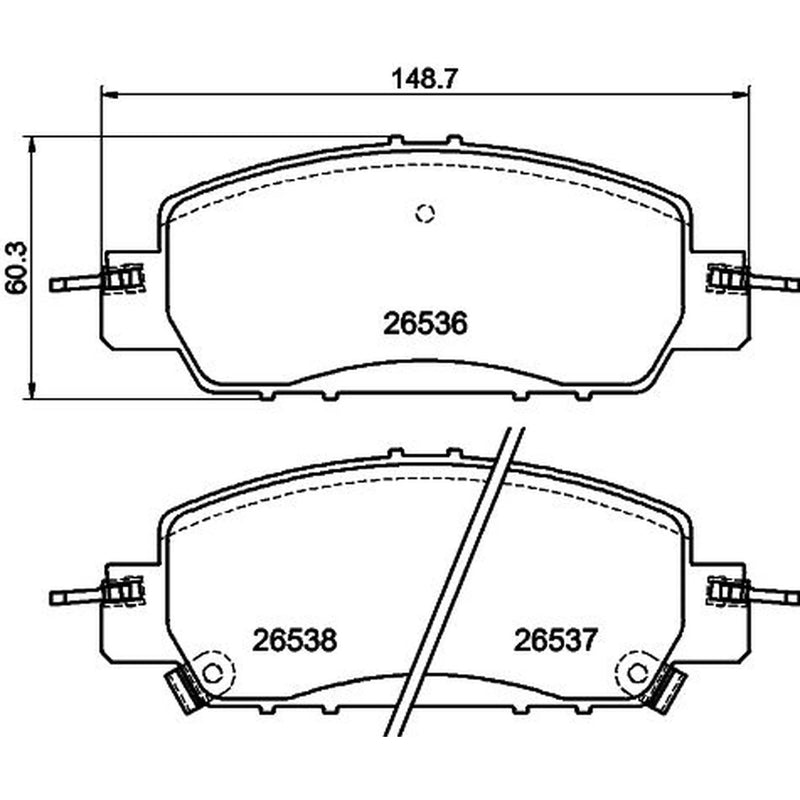 Mintex Front Brake Pad Set MDB4241