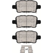 Juratek Rear Brake Pad Set JCP8160
