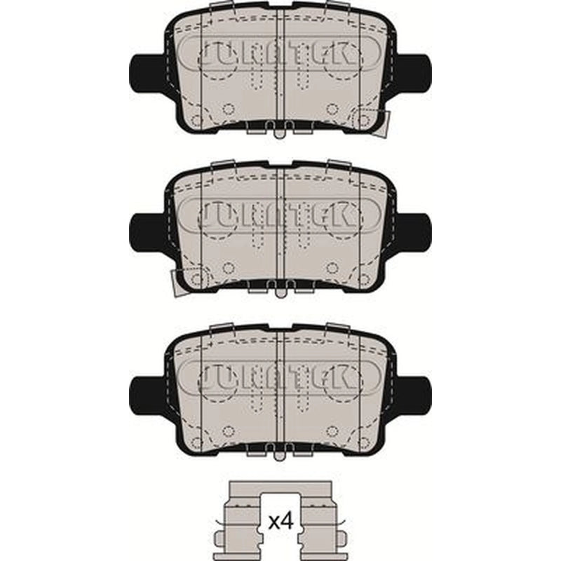 Juratek Rear Brake Pad Set JCP8160
