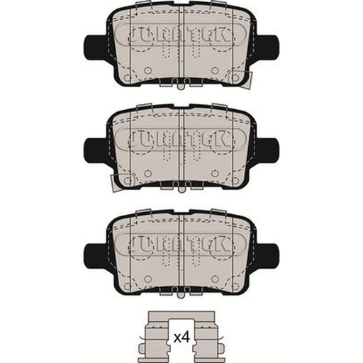 Juratek Rear Brake Pad Set JCP8160