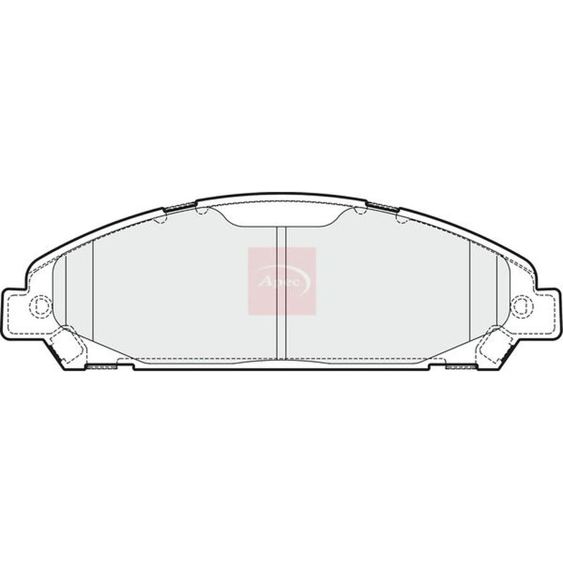 Apec Front Brake Pad Set PAD2048