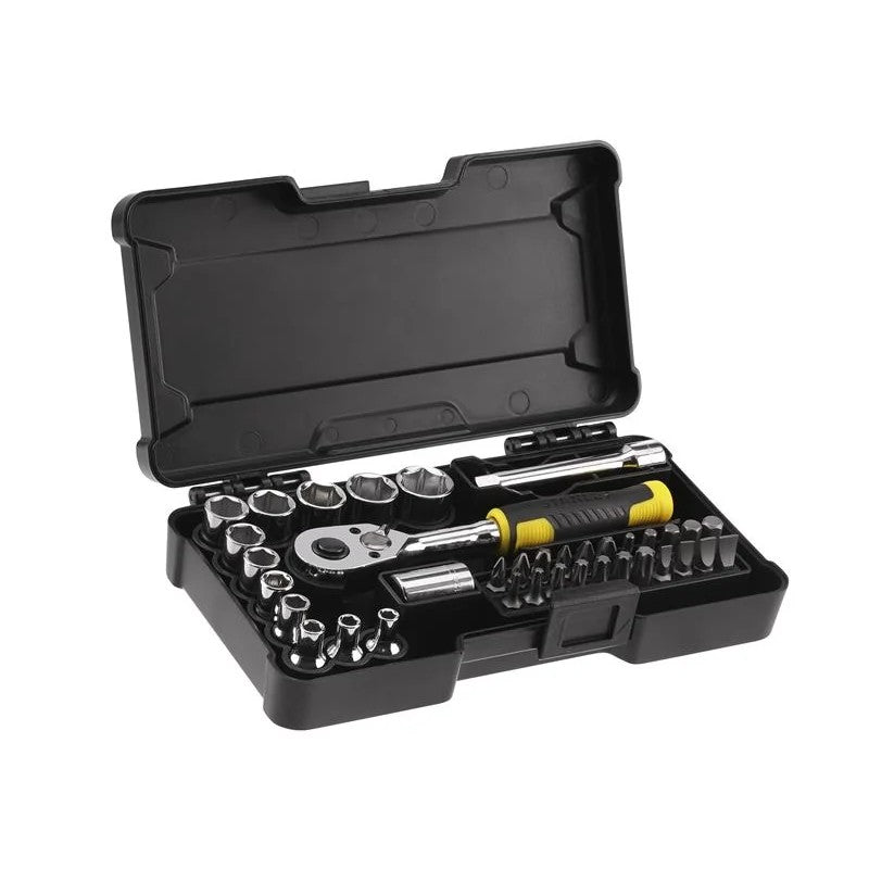 STANLEY® Hand Tools 1/4in Compact Socket Set, 37 Piece - STMT82672-0