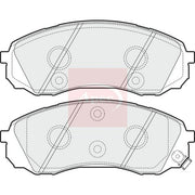 Apec Front Brake Pad Set PAD1584