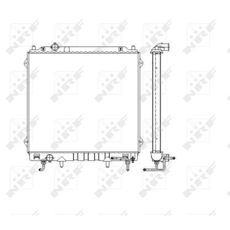 NRF Engine Radiator 53479