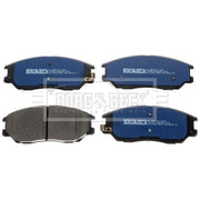 Borg & Beck 4 x Front Brake Pad Set BBP1912