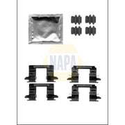 NAPA Brake Pad Accessory Fitting Kit Rear NFK1404