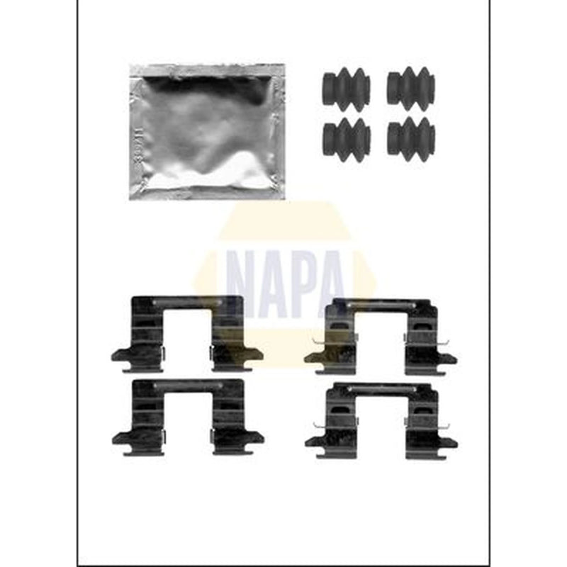 NAPA Brake Pad Accessory Fitting Kit Rear NFK1404