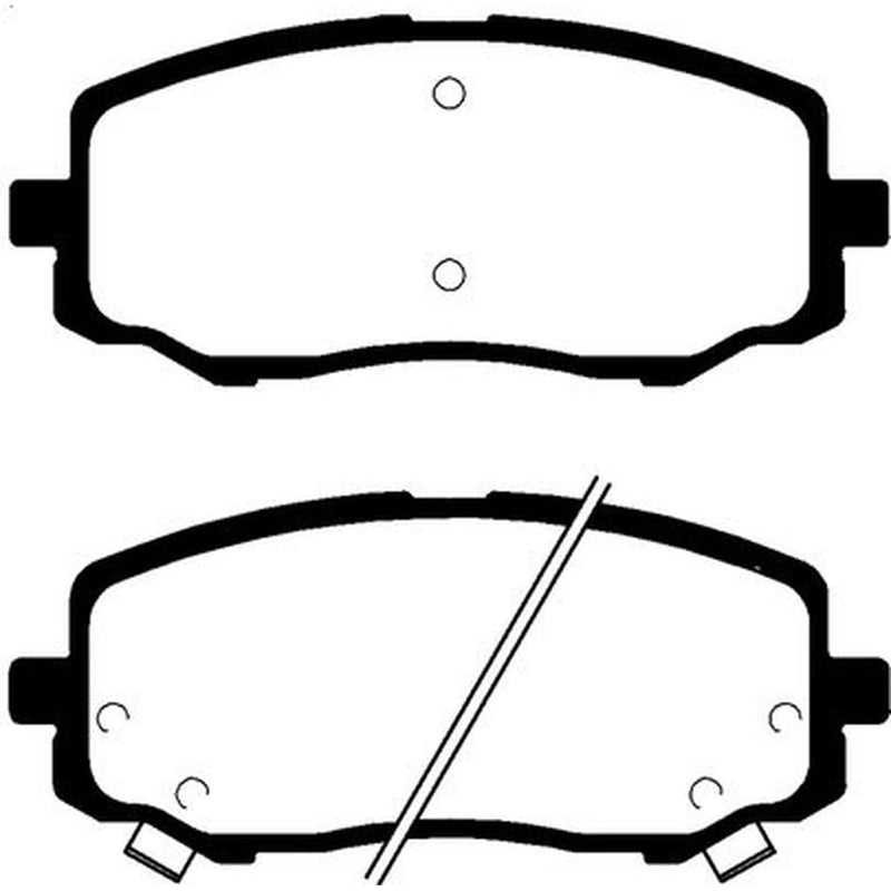 Abtex Front Brake Pad Set PLU2142