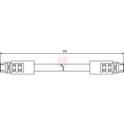 Apec Brake Hydraulic Hose Line Front HOS3164