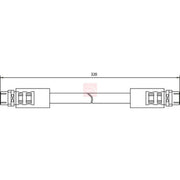 Apec Brake Hydraulic Hose Line Front HOS3164