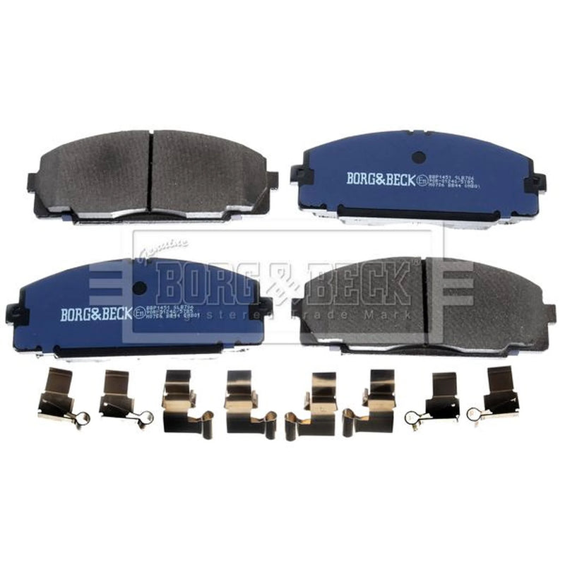 Borg & Beck 4 x Front Brake Pad Set BBP1451
