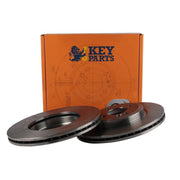 Key Parts 2 x Vented Front Brake Discs KBD4256