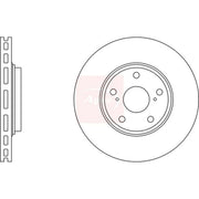 Apec 2 x Vented Front Brake Discs DSK2370
