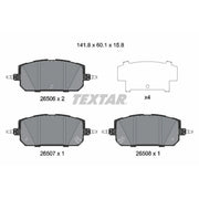 Textar Front Brake Pad Set 2650601
