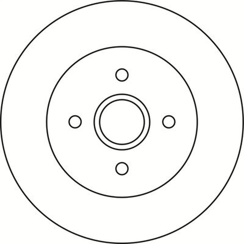 Abtex 2 x Vented Front Brake Discs BD1830V