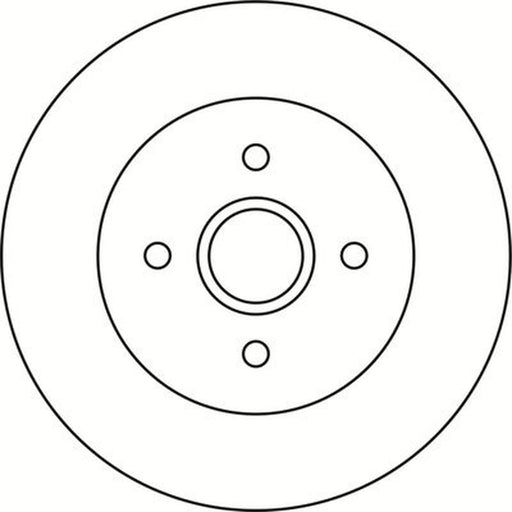 Abtex 2 x Vented Front Brake Discs BD1830V