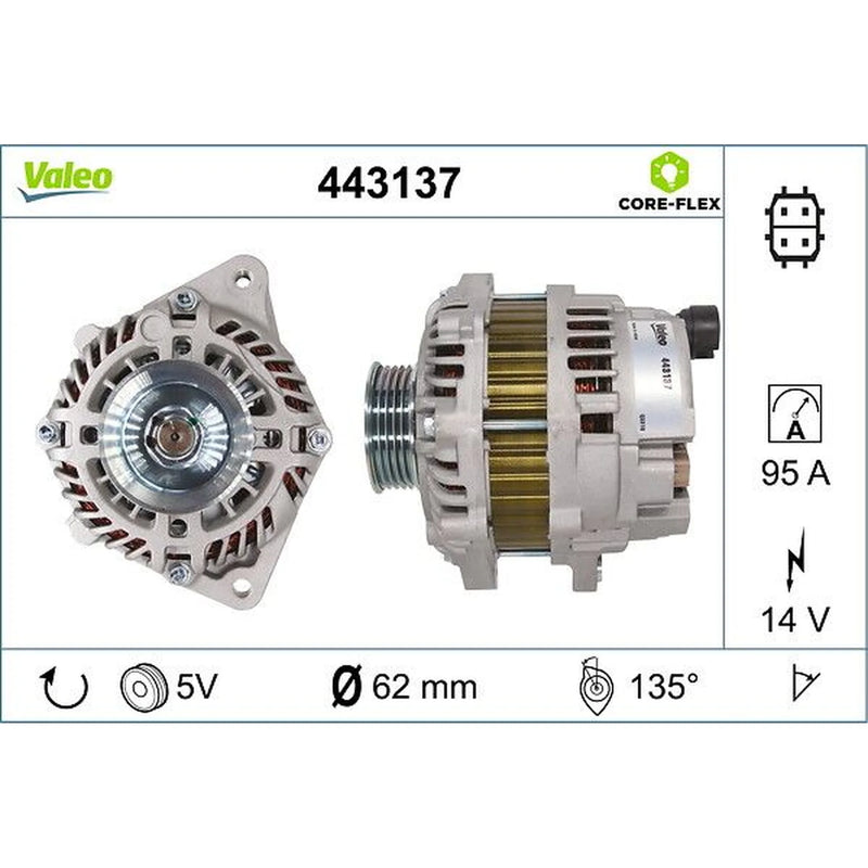 Valeo Car Alternator 12V 443137