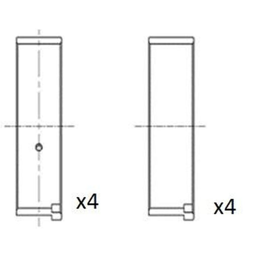 FAI Big End Bearing Set 48. BB2045-STD
