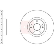 Apec 2 x Vented Front Brake Discs DSK3028
