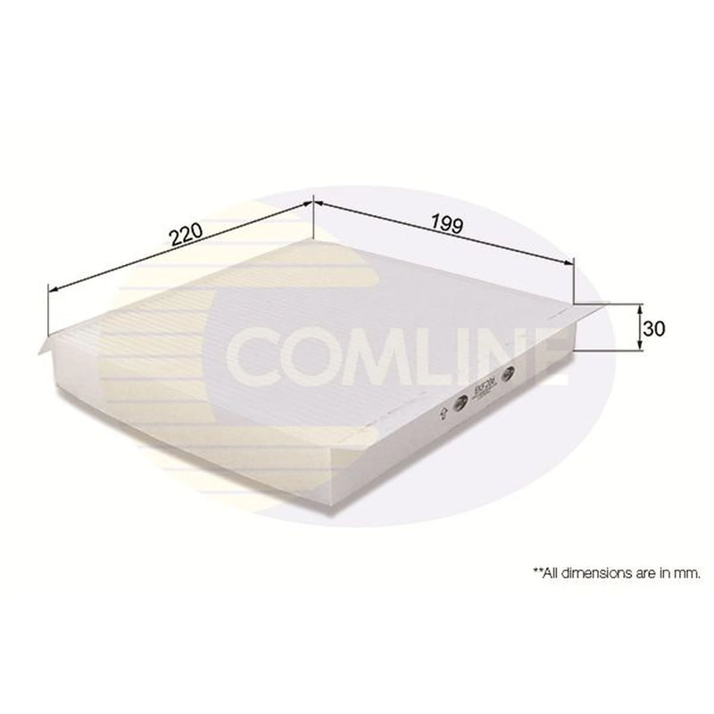 Comline Cabin Air Filter (Pollen Filter) EKF206