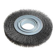 Lessmann Wheel Brush D178mm x W23-25 x 50 Bore Steel Wire 0.30 + Adaptors Set 3