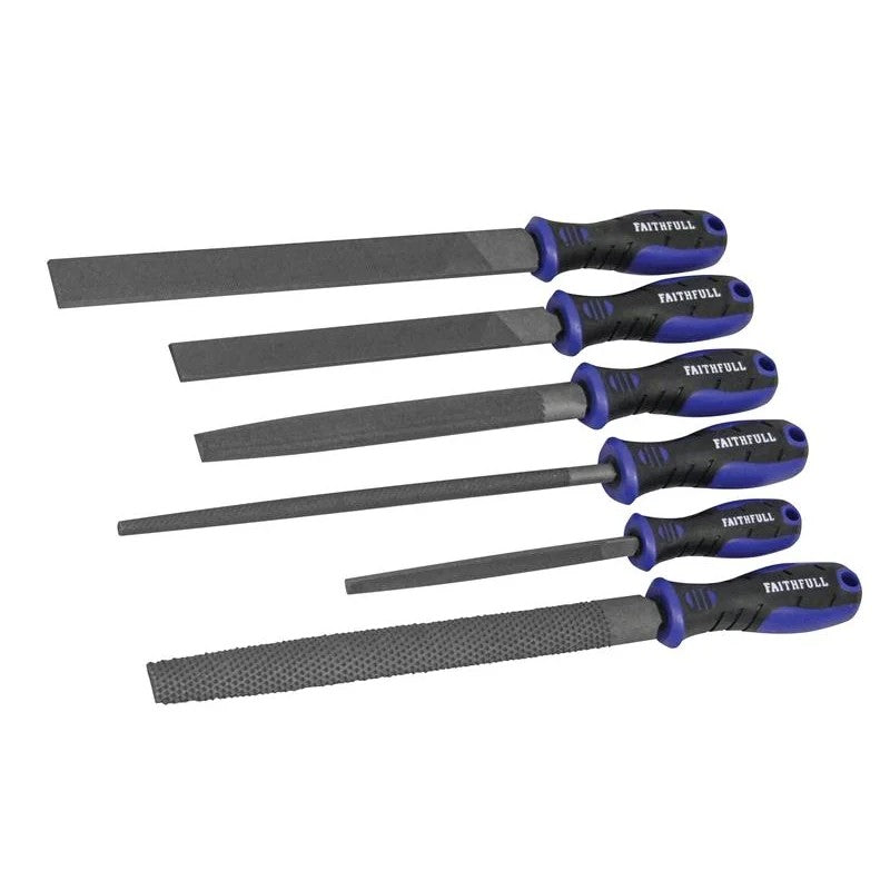 Faithfull File and Rasp Set, 6 Piece - FAIFISET6