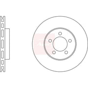Apec 2 x Vented Front Brake Discs DSK2510