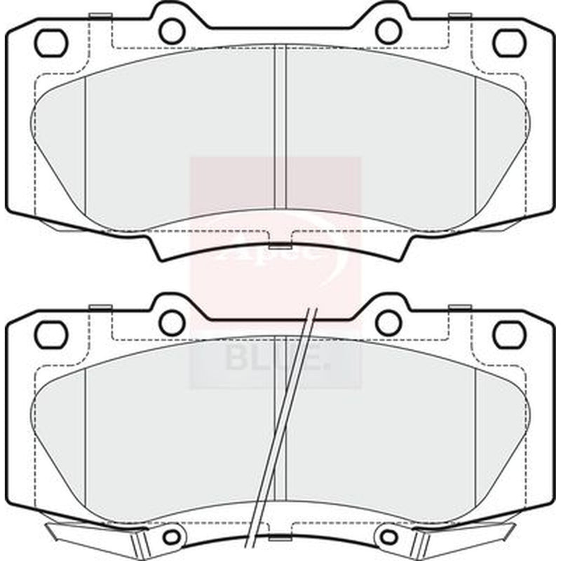Apec Front Brake Pad Set PD3719