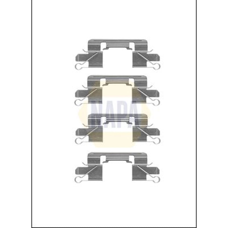 NAPA Brake Pad Accessory Fitting Kit Front NFK1158
