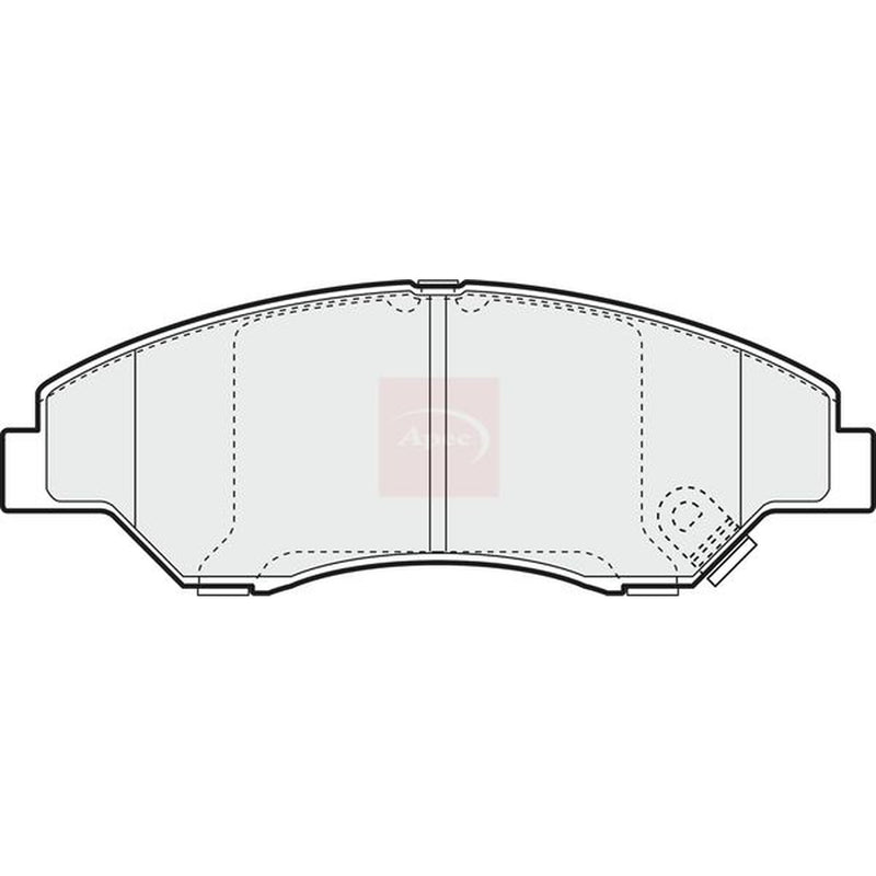 Apec Front Brake Pad Set PAD1124