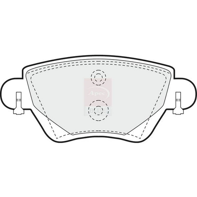 Apec Rear Brake Pad Set PD3054