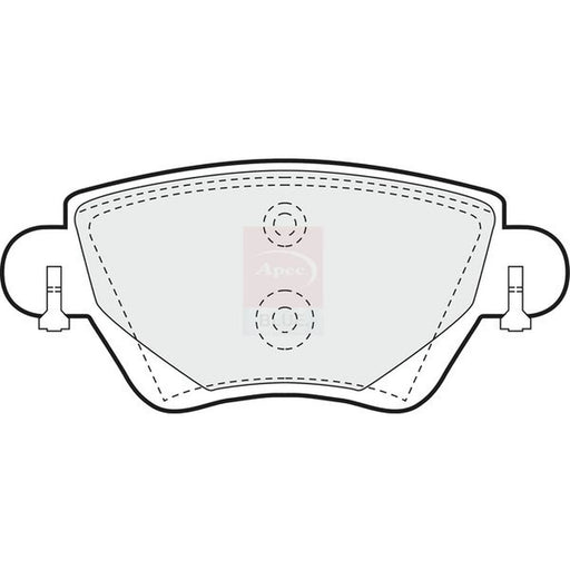 Apec Rear Brake Pad Set PD3054